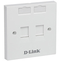 DLINK NFP-0WHI21 CAT6 UTP DUAL FACEPLATE
